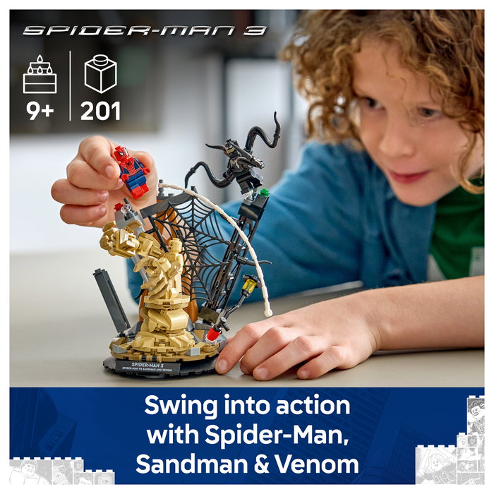 LEGO Marvel Batalla Legendaria: Spider-Man vs. Sandman 76334