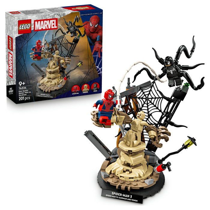 LEGO Marvel Batalla Legendaria: Spider-Man vs. Sandman 76334