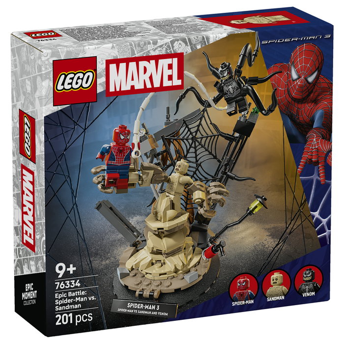 LEGO Marvel Batalla Legendaria: Spider-Man vs. Sandman 76334