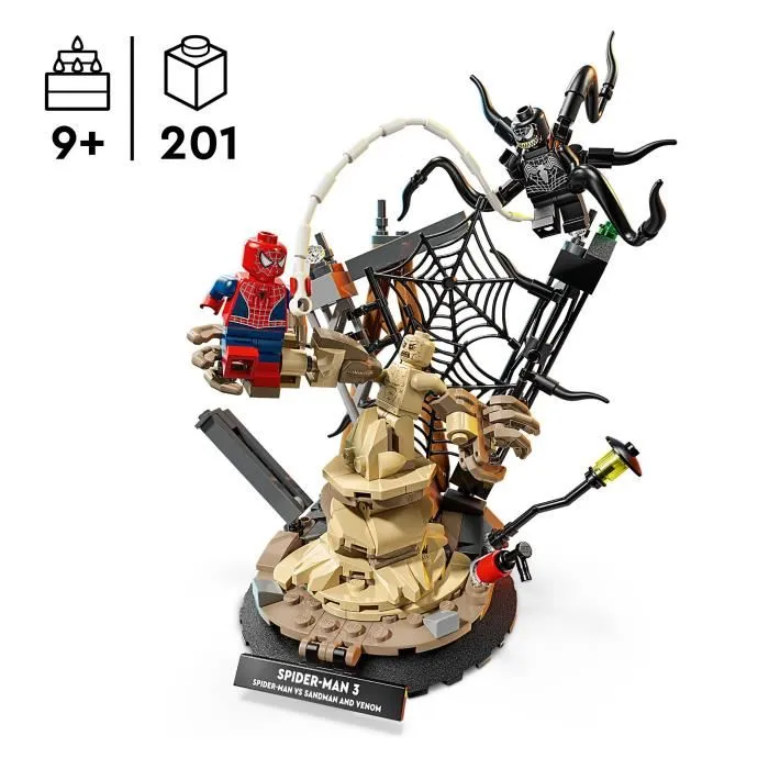 LEGO Marvel Batalla Legendaria: Spider-Man vs. Sandman 76334