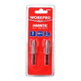 Workpro Juego de 2 Portapuntas Magnéticos 60 mm