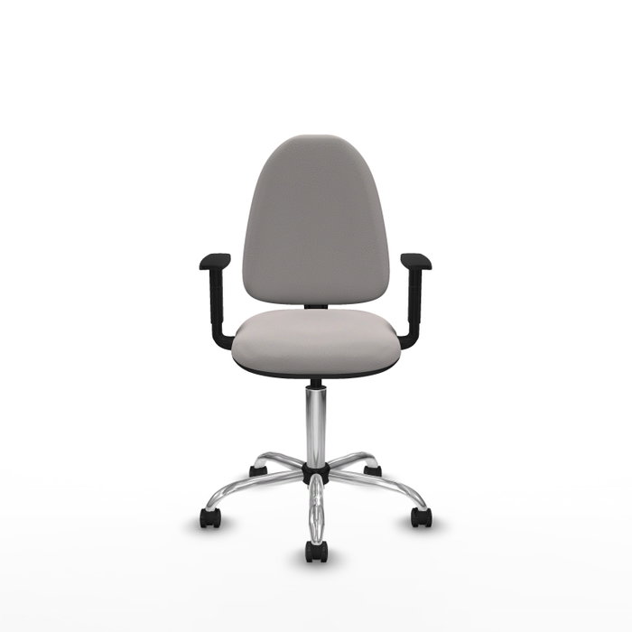 PIQUERAS Y CRESPO Silla de oficina Aýna Blanca con Similpiel
