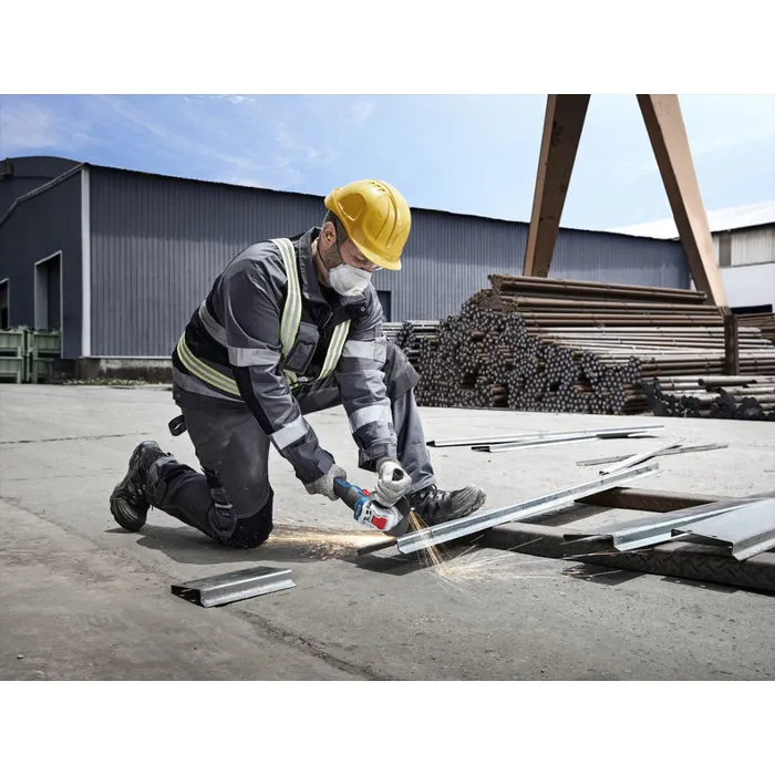 Bosch GWX 18V-8 Solo L X-LOCK - Amoladora Angular Inalámbrica de 18 V, 125 mm, 11000 rpm (Sin Batería)