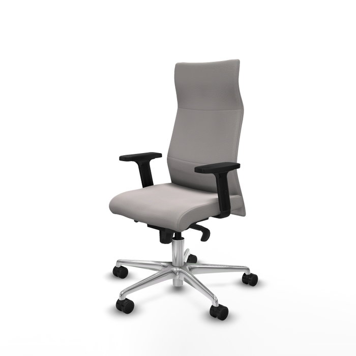 PIQUERAS Y CRESPO Sillón Albacete Blanco con Mecanismo Sincro y Base de Aluminio PIQUERAS Y CRESPO Sillón Albacete Blanco con Mecanismo Sincro y Base de Aluminio