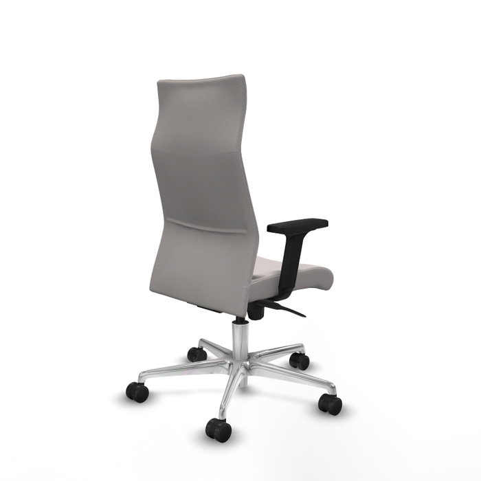 PIQUERAS Y CRESPO Sillón Albacete Blanco con Mecanismo Sincro y Base de Aluminio PIQUERAS Y CRESPO Sillón Albacete Blanco con Mecanismo Sincro y Base de Aluminio
