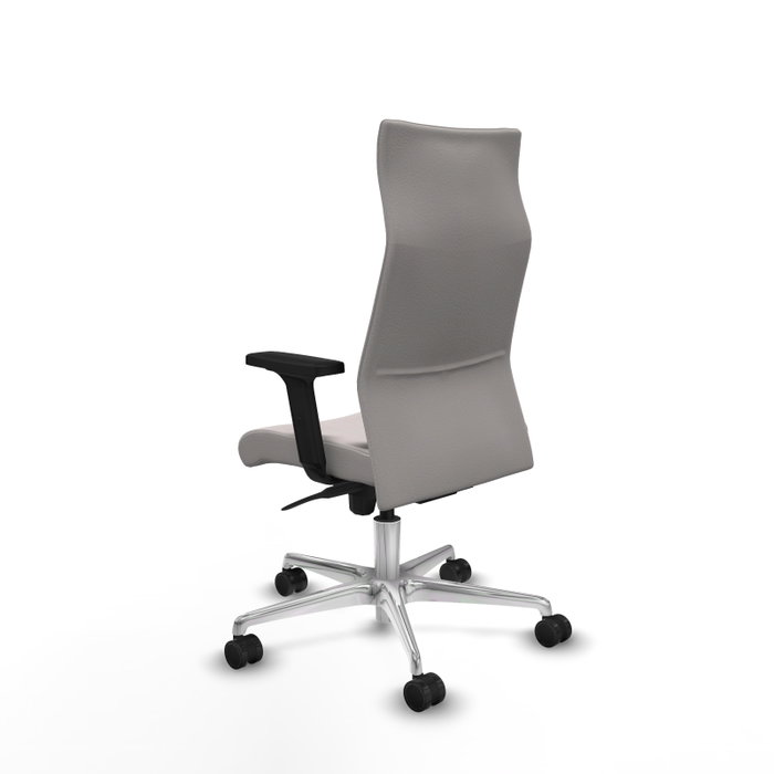 PIQUERAS Y CRESPO Sillón Albacete Blanco con Mecanismo Sincro y Base de Aluminio PIQUERAS Y CRESPO Sillón Albacete Blanco con Mecanismo Sincro y Base de Aluminio