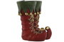 DKD Home Decor Macetero Magnesia Botas Elfo Rojo
