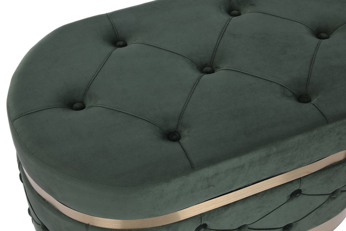 DKD Home Decor Set Descalzadora 2 Piezas Poliéster MDF Capitone DKD Home Decor Set Descalzadora 2 Piezas Poliéster MDF Capitone