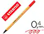 Stabilo Rotulador Point 88 Rojo Caja 10 Unidades