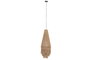 DKD Home Decor Lámpara de Techo de Algodón y Metal con Flecos, Crudo