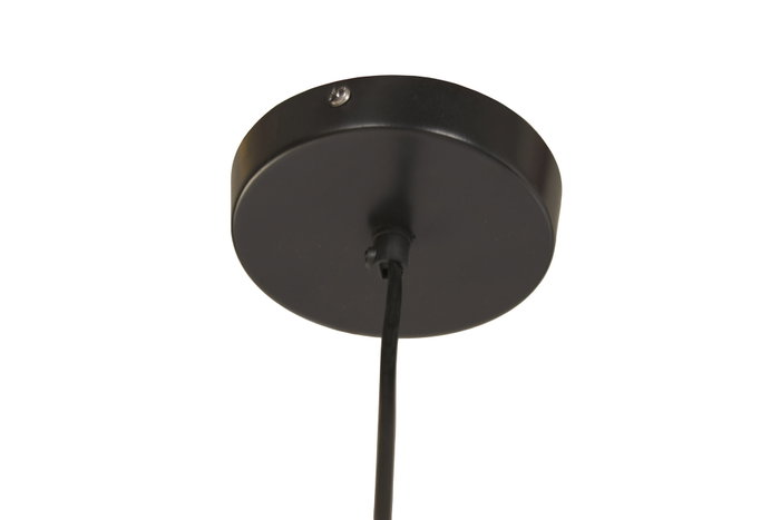 DKD Home Decor Lámpara de Techo de Algodón y Metal con Flecos, Crudo DKD Home Decor Lámpara de Techo de Algodón y Metal con Flecos, Crudo