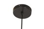 DKD Home Decor Lámpara de Techo de Algodón y Metal con Flecos, Crudo