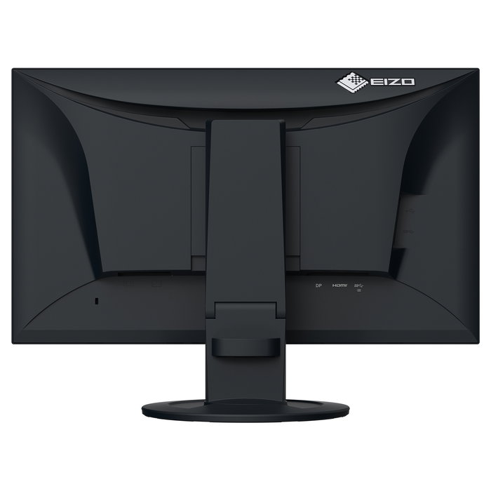 EIZO FlexScan EV2400R-BK Monitor de Oficina 23.8 Pulgadas Full HD IPS 100 Hz, 5 ms, Negro, con Altura, Giro, Pivote e Inclinación Ajustables, DisplayPort/HDMI