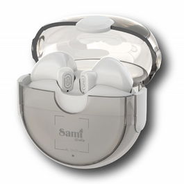 SAMI Auriculares TWS Capsule con Cargador, Batería 30mAh y Cargador 250mAh