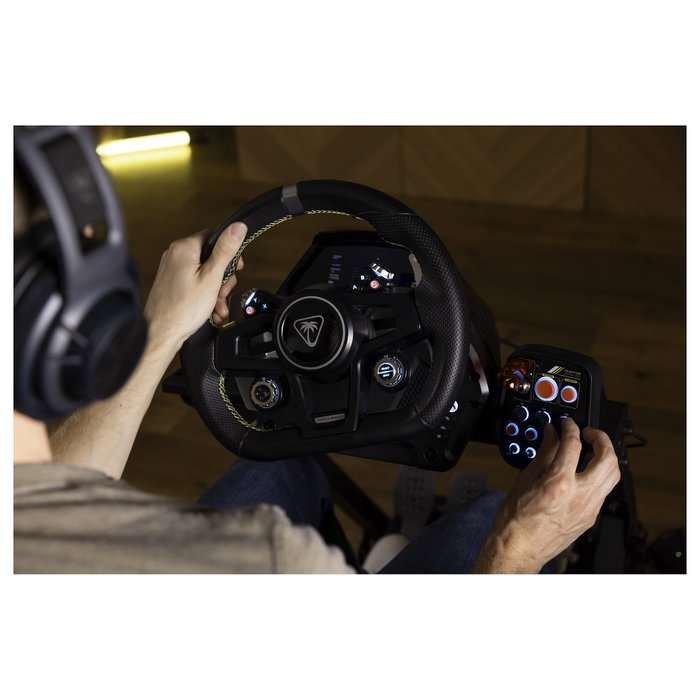 Turtle Beach VelocityOne Race Sistema de volante y pedales con Force Feedback, Negro