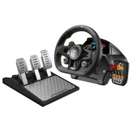 Turtle Beach VelocityOne Race Sistema de volante y pedales con Force Feedback, Negro