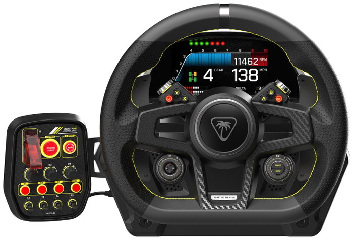 Turtle Beach VelocityOne Race Sistema de volante y pedales con Force Feedback, Negro