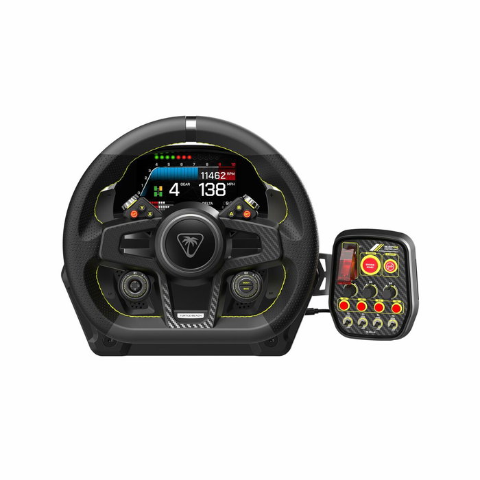 Turtle Beach VelocityOne Race Sistema de volante y pedales con Force Feedback, Negro