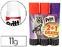 Pritt Pegamento en Barra Sólido 11 g Pack Monsters Promocional 2+1 Gratis - Pegamento Escolar