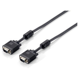 Equip Cable SVGA 3 Coax M/M 3m con Ferrita Negro 118811