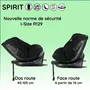 Silla de Coche Nania NAN3507460234398 Isofix SPIRIT R129 40-150 cm / 0-10 años, Negro