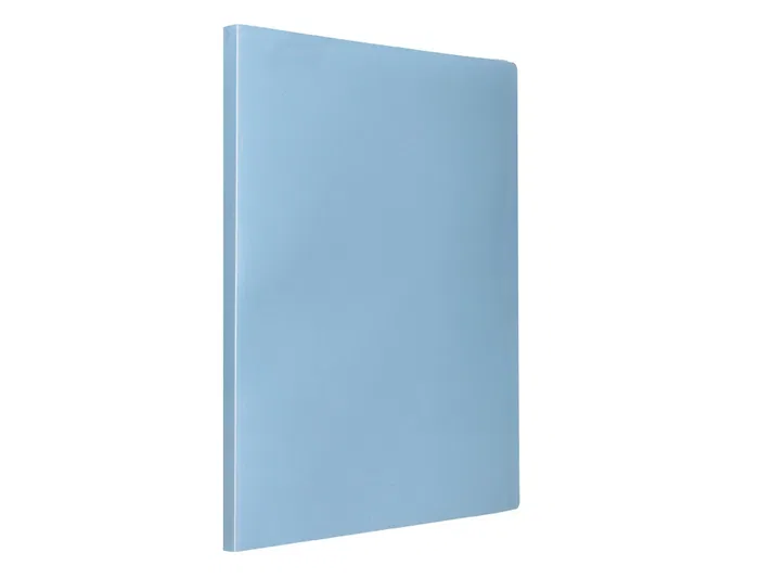 Liderpapel Carpeta Escaparate 20 Fundas Polipropileno DIN A4 Celeste Opaco