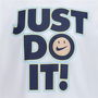 Camiseta de Manga Corta Niño Nike Smiley Just do it Ss Blanco