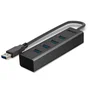 Lindy Hub USB 4 Puertos 3.2 Gen 1 Negro