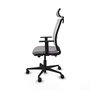 PIQUERAS Y CRESPO Silla de oficina Haches Gris y Blanco