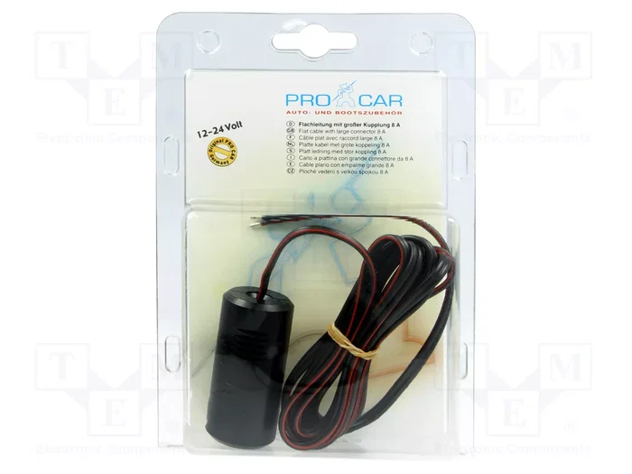 PRO CAR Cable alargador para mechero de coche 1,8m PRO CAR Cable alargador para mechero de coche 1,8m