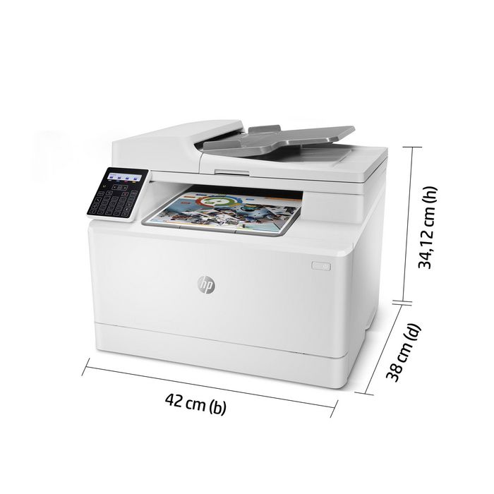 HP Color LaserJet Pro MFP M183fw Multifunción Láser 16ppm WiFi LCD 600 x 600dpi 256MB 800MHz