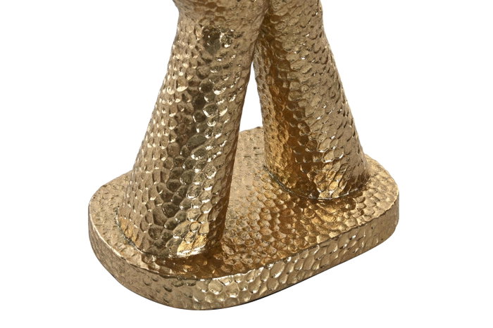 DKD Home Decor Portavelas Moderno Dorado Resina 18 x 31.5 x 13.5 cm