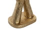 DKD Home Decor Portavelas Moderno Dorado Resina 18 x 31.5 x 13.5 cm