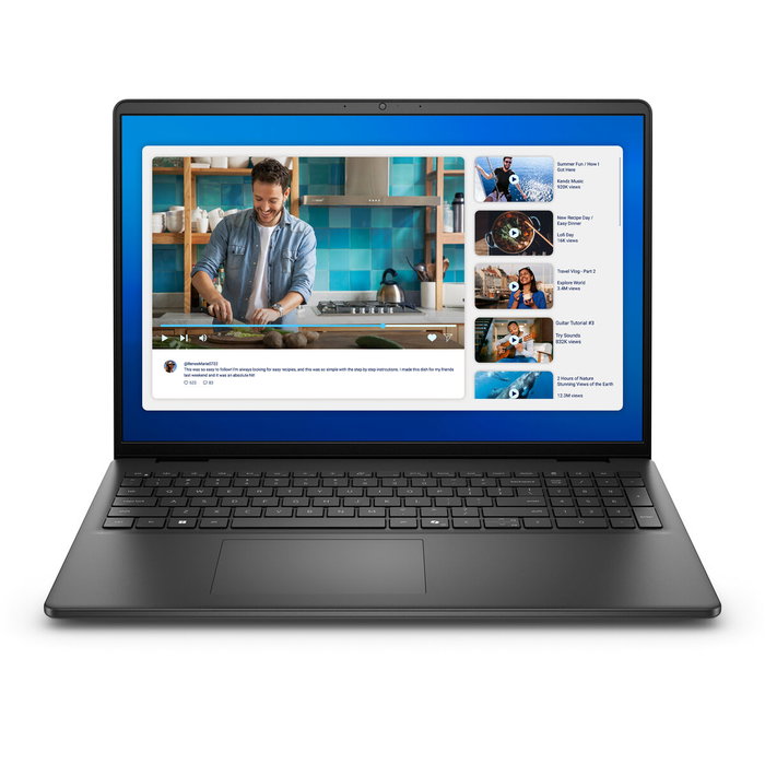 Dell DC16250 Portátil 16 pulg. Full HD+, Intel Core 7 150U, 16 GB RAM, 512 GB SSD, Windows 11 Pro, Plata