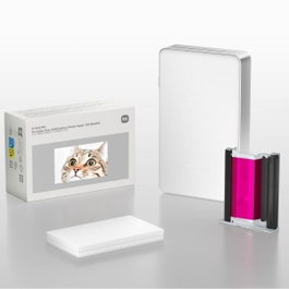 Xiaomi Papel Fotográfico para Sublimación 5 x 7,6 cm (20 Hojas) Gris Brillo