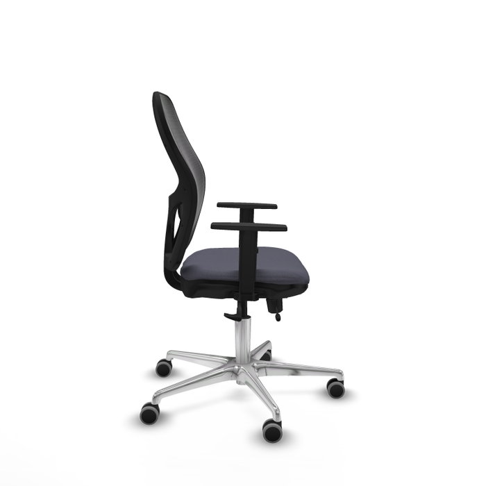 PIQUERAS Y CRESPO Silla de oficina Jorquera Gris oscuro/Negro con Mecanismo Sincro/Traslack