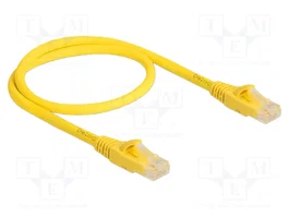 DeLOCK Cable Ethernet Cat.6a U/UTP Fast Tracing 0,5 m Amarillo
