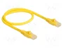 DeLOCK Cable Ethernet Cat.6a U/UTP Fast Tracing 0,5 m Amarillo