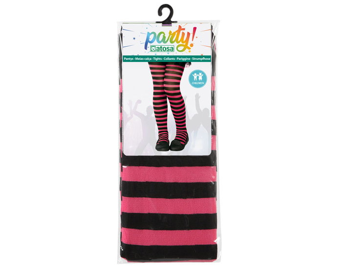 Atosa Pantys de Rayas Fucsia para Niño Talla Única Atosa Pantys de Rayas Fucsia para Niño Talla Única
