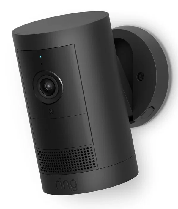 Ring Cámara de Vigilancia Exterior Plus Battery, Resistente a la Intemperie, Color Día