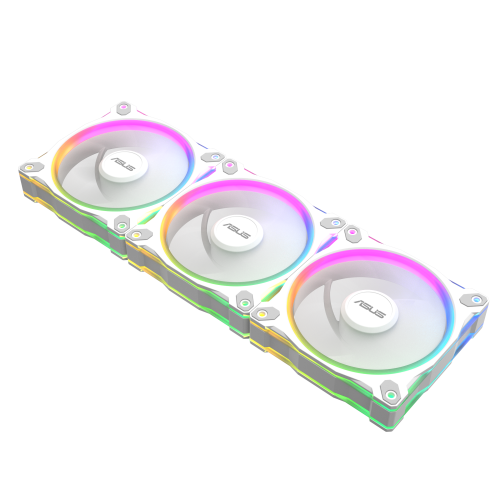 Asus 90DA00I3-B09020 Ventilador Carcasa Ordenador Prime MR120 ARGB PWM 12cm Blanco 3 Unidades