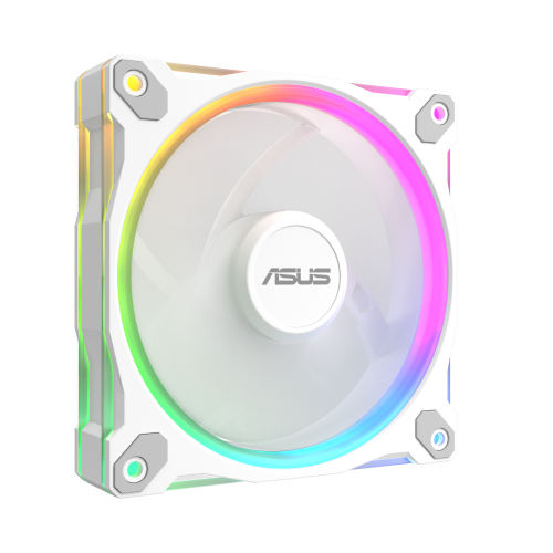 Asus 90DA00I3-B09020 Ventilador Carcasa Ordenador Prime MR120 ARGB PWM 12cm Blanco 3 Unidades