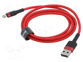 Baseus Cafule Cable USB a microUSB 2.4A 1m Rojo