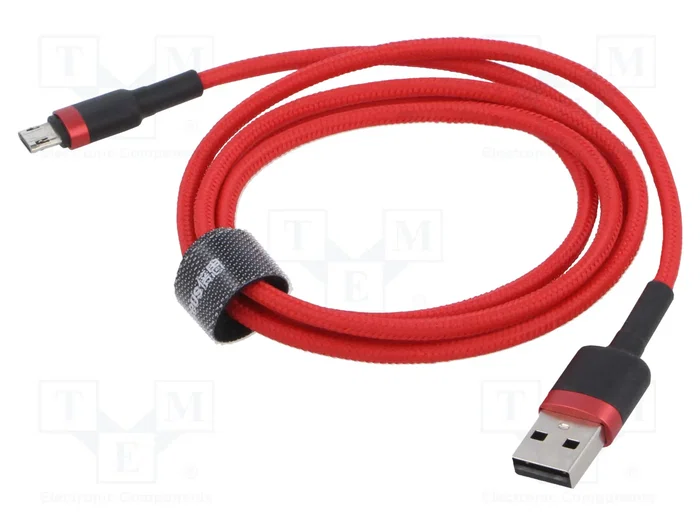 Baseus Cafule Cable USB a microUSB 2.4A 1m Rojo Baseus Cafule Cable USB a microUSB 2.4A 1m Rojo