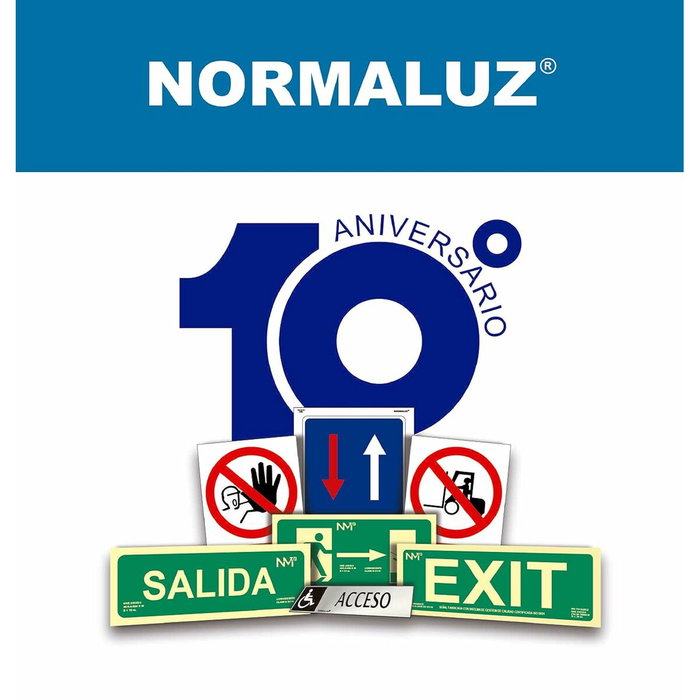 Archivo 2000 Señal de Aviso Zona de Carga y Descarga 210x300mm Azul/Blanco Archivo 2000 Señal de Aviso Zona de Carga y Descarga 210x300mm Azul/Blanco