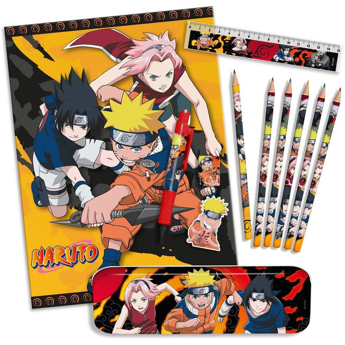 KIDS LICENSING Set de papelería Naruto Shippuden