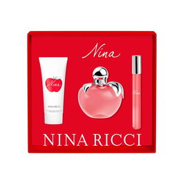 Set Nina Ricci: Nina, Eau De Toilette, For Women, 80 ml + Nina, Eau De Toilette, For Women, 10 ml + Nina, Body Lotion, Body, 75 ml