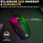 The G-Lab KULT-COBALT Ratón para Juegos con Cable RGB 12800 DPI Negro