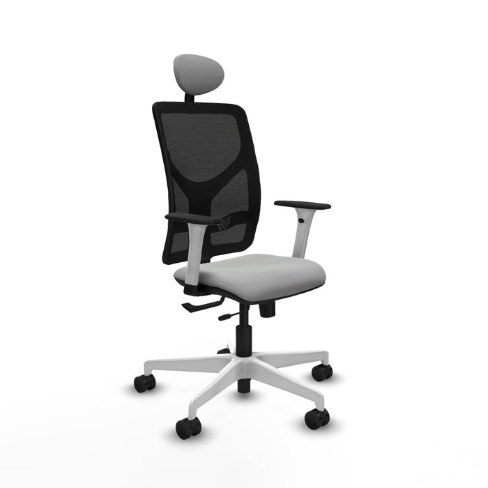 PIQUERAS Y CRESPO Silla de oficina Motilla Gris claro con mecanismo Sincro/Traslack PIQUERAS Y CRESPO Silla de oficina Motilla Gris claro con mecanismo Sincro/Traslack