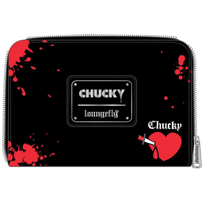 Loungefly Monedero Chucky Cosplay y La Novia de Chucky Loungefly Monedero Chucky Cosplay y La Novia de Chucky